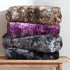 EHEYCIGA Faux Fur Sherpa Blanket Throw, Grey Tie-dye Fuzzy Plush Fluffy Soft Sherpa Fleece Throw Blanket for Sofa, Couch and Bed- 50x65 Inches