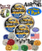 Crazy Aaron's Putty Mini Tins Treasure Surprise Peel to Reveal (Collect All 12 Colors) Gift Set Party Bundle - 4 Pack (.47oz Each) *Items are Assorted and May Contain Duplicates