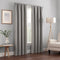ECLIPSE Kendall Modern Blackout Thermal Rod Pocket Window Curtain for Bedroom or Living Room (1 Panel), 42" x 63", Grey