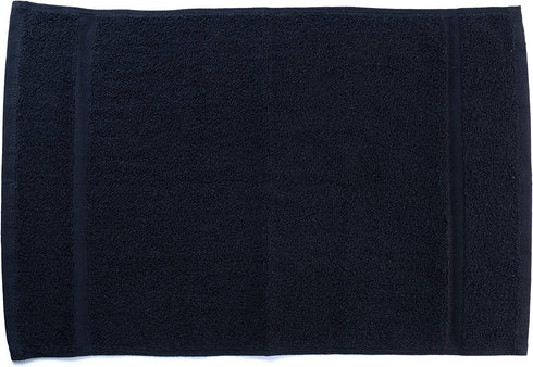 Simpli-Magic 79178 Cotton Hand Towels, 16"x27", 12 Pack, Black, Not Bleach Proof 12 Count