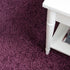 Unique Loom Solo Solid Shag Collection Area Modern Plush Rug Lush & Soft, 2 ft 2 x 3 ft 0, Eggplant Purple