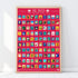 100 Dates Bucket List Scratch Poster
