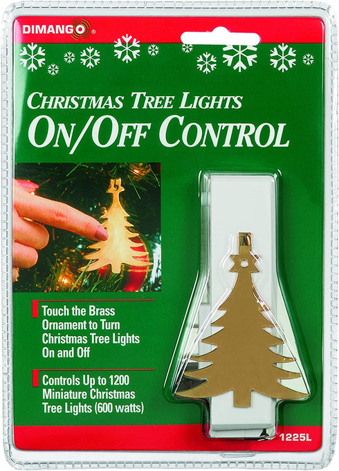 Xodus Innovations 1225L Tree On/Off Touch Control Ornament For Christmas Tree Lights, Brass , White