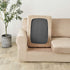 maxmill Velvet Stretch Chair Sofa Slipcovers 2 Pieces Armchair Covers Couch Slipcover with Individual Cushion Cover Plush Sofa Cover Furniture Protector with Elastic Bottom, Armchair, Taupe