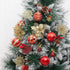 12ct 80mm/3.15" Christmas Ball Ornaments, Decorative Hanging Baubles, Christmas Tree Decoration, Plastic and Shatterproof, Ideal for Xmas, Holiday, Home and Party Decor, Red