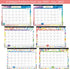 2022 Desk Calendar - Yearly Desk Calendar 2022, Desk/Wall Monthly Calendar Pad, 17" x 12", January 2022 - December 2022, Desk Calendar with Ruled Blocks, Note Section, Corner Protections