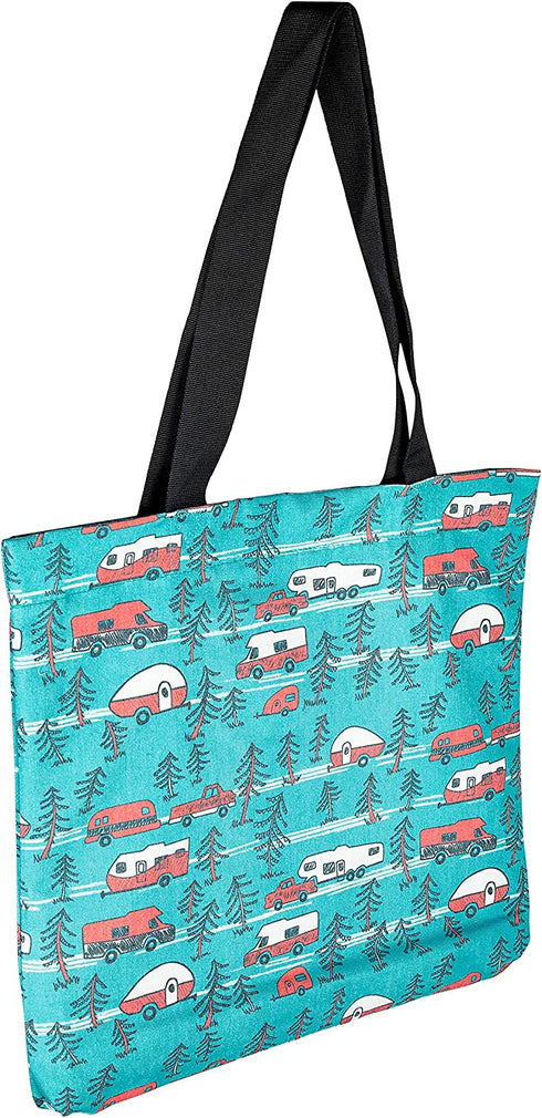 Camco Life is Better at The Campsite Canvas Tote Magnetic Closure (53269)
