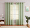 Green Linen Sheer Curtain Panel Pairs with Grommets/Eyelets Rustic Window Drape Treament Decoration for Living Room Bedroom Farmhouse, 54x63 Inch, 2 Panels, Sage