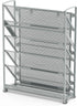 SimpleHouseware 6 Tier Wall Mount Document Letter Tray Organizer, Silver