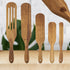 Plantéa Acacia Wooden Spurtle Set, Spurtles Kitchen Tools As Seen On Tv, Premium Wood Spatula Set, Heat Resistant Non Stick Spurtle Wooden Cooking Utensils For Stirring, Mixing, Whisking, Serving.(5)