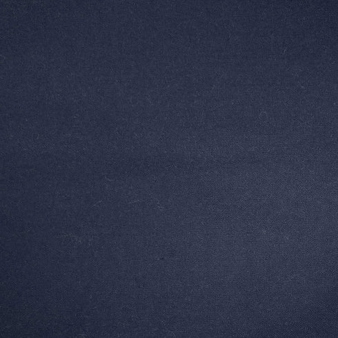 No. 918 Martine Microfiber Semi-Sheer Rod Pocket Kitchen Curtain Valance and Tiers Set, 54 in x 24 in (3 Piece), Navy Blue