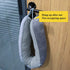 fowong 30 Inch Door Snake Draft Stopper, Under Door Weather Insulator Seal Heavy Duty Decorative Door Guard Energy Saver (Grey)