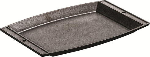 Lodge Cast Iron Rectangular Griddle, 11.56" x 7.75", 11.56", Black