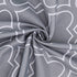 AooHome Quatrefoil Geometric Fabric Tablecloth, Water Repellent, Spill Proof, Suitable for Dinner (Charcoal, 60" Round)
