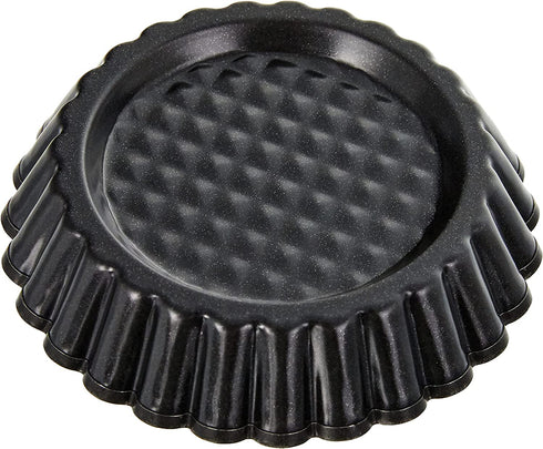 Zenker Non-Stick Carbon Steel Mini Tart Pans, 4-Inch Diameter, Set of 6