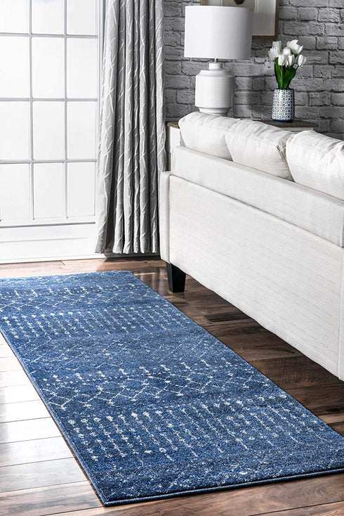 nuLOOM Moroccan Blythe Accent Rug, 2' x 3', Dark Blue