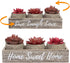 3 Red Decor Fake Plant Decor Succulents Plants Artificial for Office Decor Grey - Faux Succulents in Pots Cute Desk Decor Women - Small Fake Plants Bedroom Aesthetic Accessories - Potted Mini Cactus