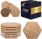 Marbco Sandstone Water Absorbent Hand Crafted Round Coasters for Drinks - 4 Inches Wide Thirsty Stone Bar, Drink Coasters- Made from Rainbow Sandstone