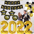 Huge Happy New Year Decorations 2022 Set - 43 Pieces | 40 Inch Gold 2022 Balloons Numbers | Large 10 Feet Happy New Year Banner | New Years Eve Party Supplies For New Years Backdrop | Nye Decorations
