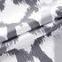 DriftAway Evelyn Ikat Fleur Floral Pattern Window Curtain Valance 52 Inch by 14 Inch Gray