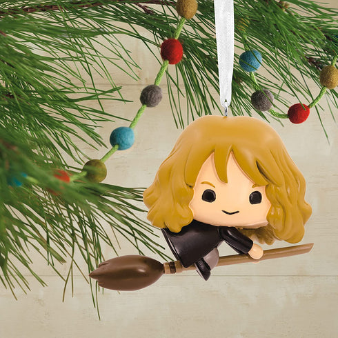 Hallmark Harry Potter Hermione on Broomstick Christmas Ornament, Multi Color (0002HCM9471)