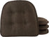 Klear Vu Omega Gripper Tufted Furniture Safe Non-Slip Dining Chair Cushion, Chestnut, 4-Pack