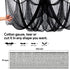 MELLIFUL Huge Halloween Creepy Cloth with 12 PCS Bats Spooky Hanging Scary Gauze Fabric Black 315 x 79 Inch Window Cover Gauze Halloween Decorations for Party Home Wall Yard Outdoor Doorway