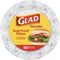 Glad Round Disposable Paper Plates 10 in, Blue Flower|Soak Proof, Cut Proof, Microwave Safe Heavy Duty Paper Plates 10"|50 Count Bulk Paper Plates, Paper Plates 10 Inch, Bulk for Parties and Occasions