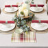 DII Fall Basics Collection 100% Cotton, Machine Washable, Tabletop, Table Runner, 13x36, Homespun Plaid