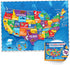 United States Puzzle for Kids - 70 Piece - USA Map Puzzle 50 States with Capitals - Childrens Jigsaw Geography Puzzles for Kids Ages 4-8, 5, 6, 7, 8-10 Year Olds - US Puzzle Maps for Kids Learning