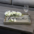 Elegant Designs HG2000-RGH Wood w-Handles Decorative Serving Tray, 15.5" x 12", Rustic Gray Home