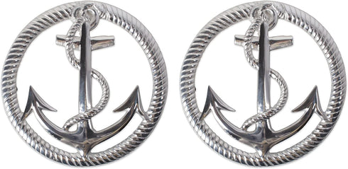 DII Trivet Collection, Casted Metal, 8x8", Anchor & Rope, 2 Piece