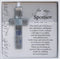 Gift for Sponsor/Sponsor Appreciation Gift -Handmade in USA Mosaic Glass Cross with Touching Sentiment - Thank You Gift for Sponsor/ Confirmation Sponsor Gift