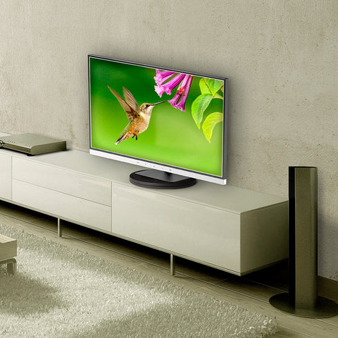 Aleratec Dual Sided TV Swivel Stand, 360 Lazy Susan Featuring Heavy Duty 200 lb Capacity, 12"
