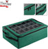 Tiny Tim Totes | Premium | 48 Christmas Ornament Organizer Storage Box | Green