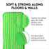 Microfiber Mop Pads 4 Pack - Reusable Washable Cloth Mop Head Replacements Best Thick Spray Wet Dust Dry Flat Velcro Attachment 18" Inch - Cleaning Refill Fits Bona, Bruce, Rubbermaid, Libman + More