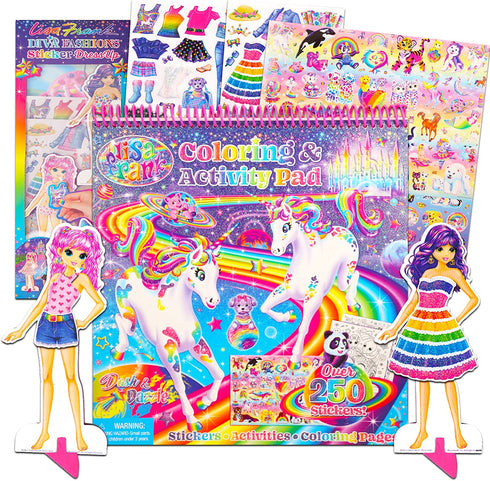 Lisa Frank Sticker Super Pack -- Lisa Frank Sticker Box and Sticker Pack with Over 200 Stickers (Lisa Frank Party Supplies)