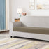 CHUN YI Stretch Couch Cushion Cover Suitable for 3 Settee, Sofa Seat Slipcover with Spandex Jacquard Fabric(Large,Sand)