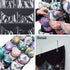 Baseball Hat Rack for Door/Wall, Hanging Over The Door Cap Collection Storage Organizer with 24 Clear Pockets to Protect Hat, Display Your Baseball Caps, Complete with Over Door Hooks (black1)