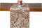 Zebra Home Dining Table Runners for Kitchen Table(Gold, 14"X72"/1PC)