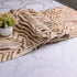 Zebra Home Dining Table Runners for Kitchen Table(Gold, 14"X72"/1PC)