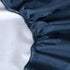 Holawakaka Full Waterproof Mattress Protector Navy Blue Fitted Sheet Breathable Bed Mattress Pad Cover, 14" Deep Pocket (Navy Blue, Full)