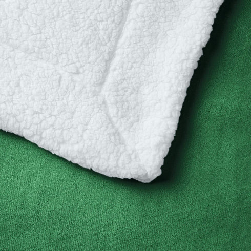 Amazon Basics Kids Ultra-Soft Micromink Sherpa Blanket - Twin, Grass Green