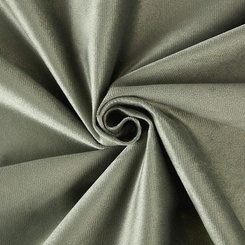 Sun Zero Hampshire Velvet Noise Reducing Thermal Extreme 100% Blackout Back Tab Curtain Panel, 50 in x 84, Moss Green