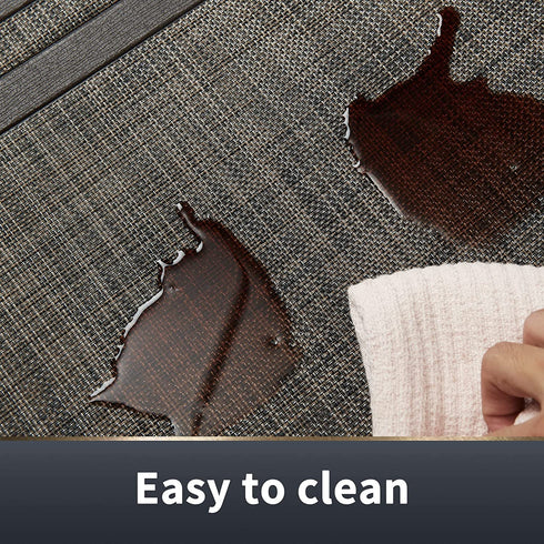 Asvin Premium Kitchen Mat, Waterproof Anti Fatigue Kitchen Rug, Cushioned Non-Slip Textilene Surface Kitchen Floor Mat for Home, Office, Indoor, 17"x30"