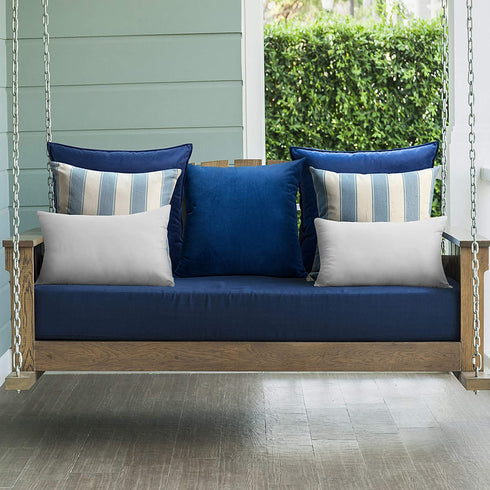 MIULEE Pack of 2 Outdoor Pillow Inserts Waterproof 18x18 Throw Pillow Inserts Decorative Premium Hypoallergenic Pillow Stuffer Sham Square for Bed Couch Sofa Cushion Patio Furniture