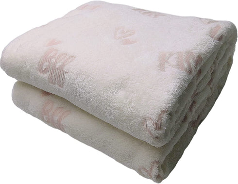 Morecash Glow in The Dark Throw Blanket,Heart and BFF,All Seasons Luminous Blankets,The Gifts for Kids and Adults (56x72, Heart and BFF)