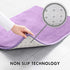 Genteele Bath Mats for Bathroom Non Slip - Lavender 17" x 24" Memory Foam Bathroom Rugs - Quick Dry Bath Mat