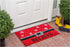 Calloway Mills 101811729 Believe Doormat, 17" x 29", Red/Black/White