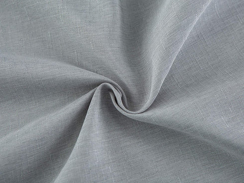 EHouseHome Faux Linen Tablecloth with Lace Trim - Waterproof/Spill Proof/Stain Resistant/Wrinkle Free/Oil Proof - for Banquet, Parties, Dinner,Wedding,Holiday,Silver Grey Round 70Inch